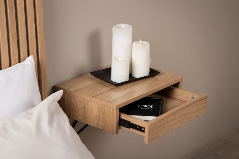 Depay Sidebord 41 cm - Eik - Møbler - Bord - Avlastningsbord - Lampebord & sidebord