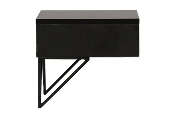 Depay Sidebord 41 cm - Svart - Møbler - Bord - Avlastningsbord - Lampebord & sidebord