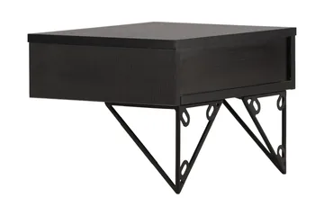 Depay Sidebord 41 cm - Svart - Møbler - Bord - Avlastningsbord - Lampebord & sidebord