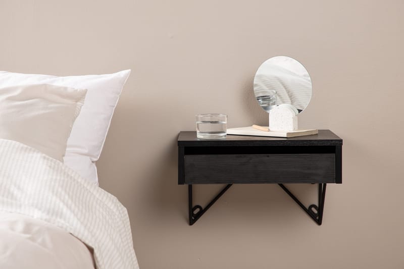 Depay Sidebord 41 cm - Svart - Møbler - Bord - Avlastningsbord - Lampebord & sidebord