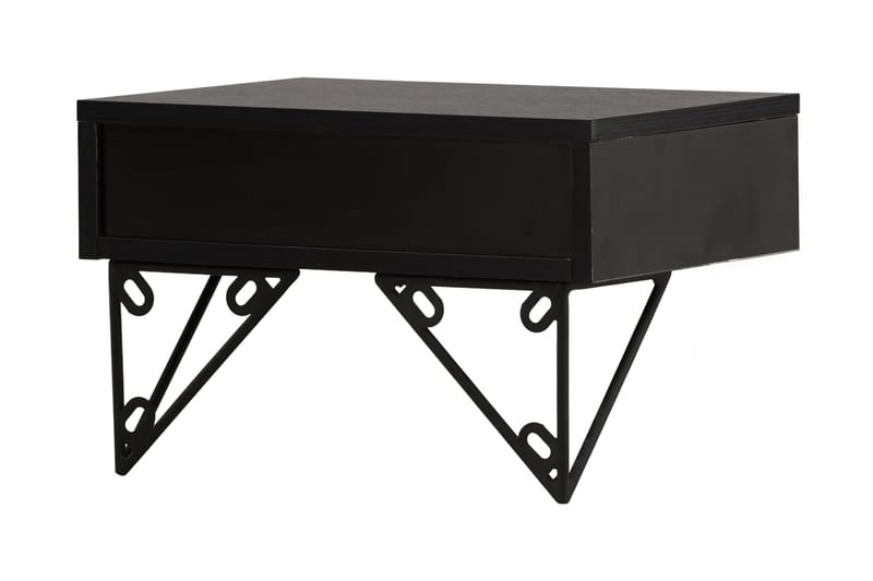 Depay Sidebord 41 cm - Svart - Møbler - Bord - Avlastningsbord - Lampebord & sidebord