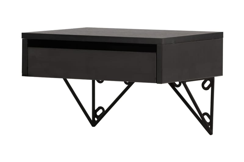 Depay Sidebord 41 cm - Svart - Møbler - Bord - Avlastningsbord - Lampebord & sidebord