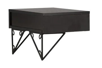 Depay Sidebord 41 cm - Svart - Møbler - Bord - Avlastningsbord - Lampebord & sidebord