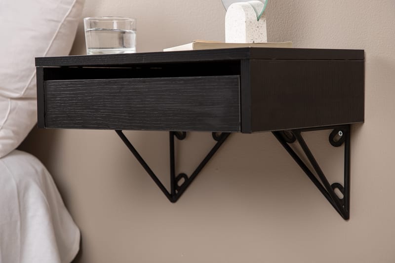 Depay Sidebord 41 cm - Svart - Møbler - Bord - Avlastningsbord - Lampebord & sidebord