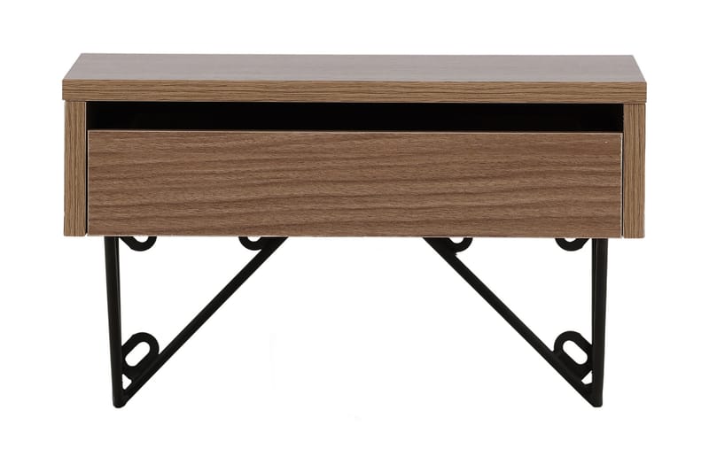 Depay Sidebord 41 cm - Valnøtt - Møbler - Bord - Avlastningsbord - Lampebord & sidebord