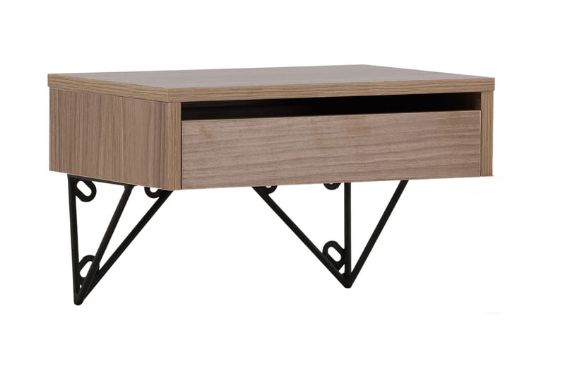 Depay Sidebord 41 cm - Valnøtt - Møbler - Bord - Avlastningsbord - Lampebord & sidebord