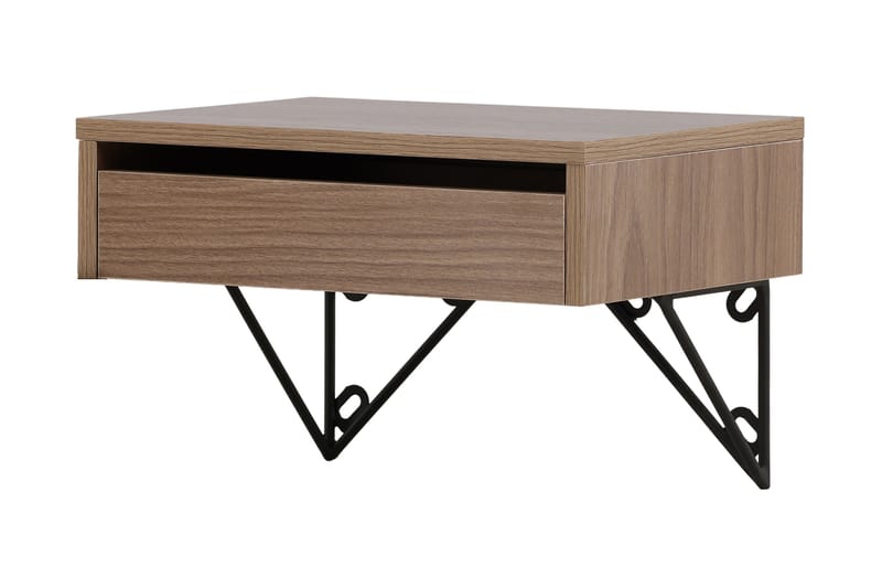 Depay Sidebord 41 cm - Valnøtt - Møbler - Bord - Avlastningsbord - Lampebord & sidebord