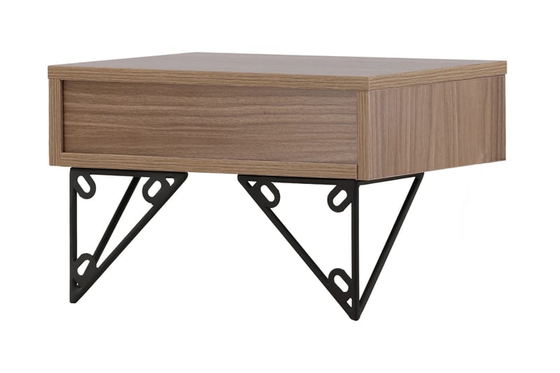 Depay Sidebord 41 cm - Valnøtt - Møbler - Bord - Avlastningsbord - Lampebord & sidebord