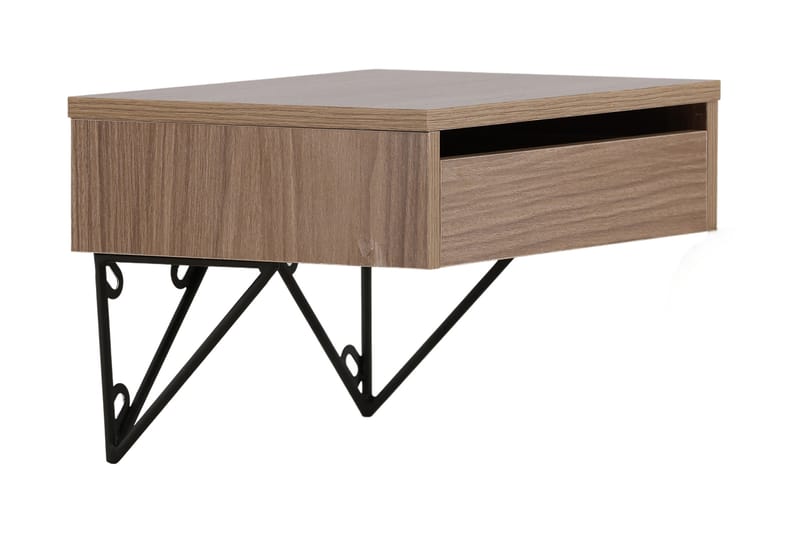 Depay Sidebord 41 cm - Valnøtt - Møbler - Bord - Avlastningsbord - Lampebord & sidebord