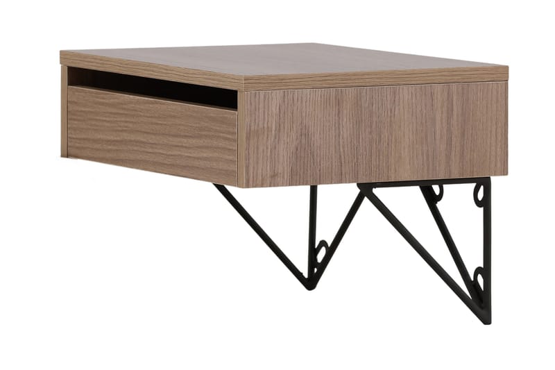 Depay Sidebord 41 cm - Valnøtt - Møbler - Bord - Avlastningsbord - Lampebord & sidebord