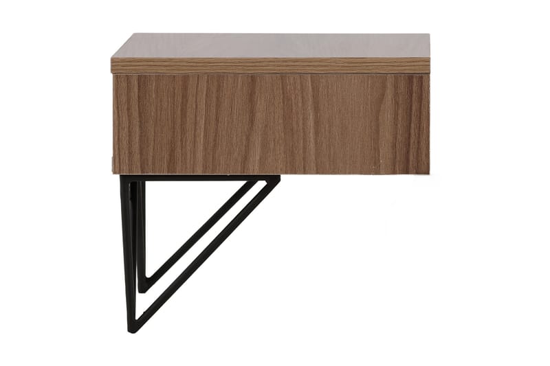 Depay Sidebord 41 cm - Valnøtt - Møbler - Bord - Avlastningsbord - Lampebord & sidebord