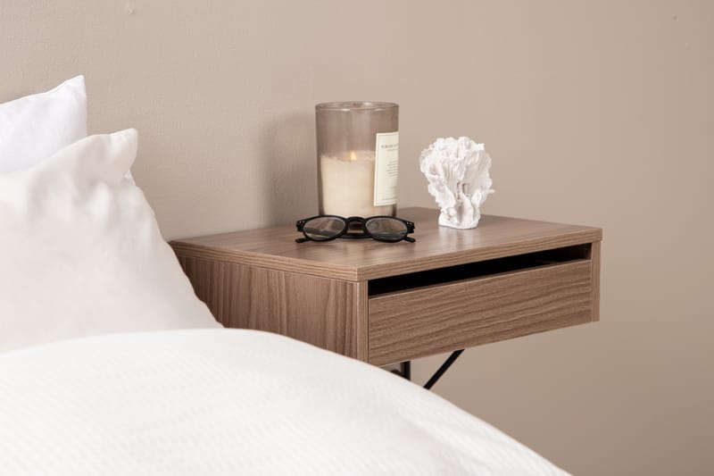 Depay Sidebord 41 cm - Valnøtt - Møbler - Bord - Avlastningsbord - Lampebord & sidebord