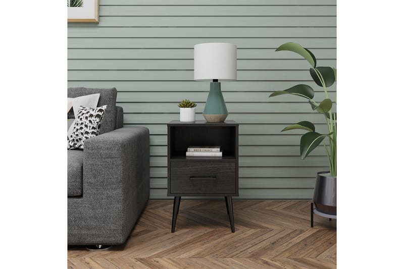 Elport Sidebord - Svart - Møbler - Bord - Avlastningsbord - Lampebord & sidebord