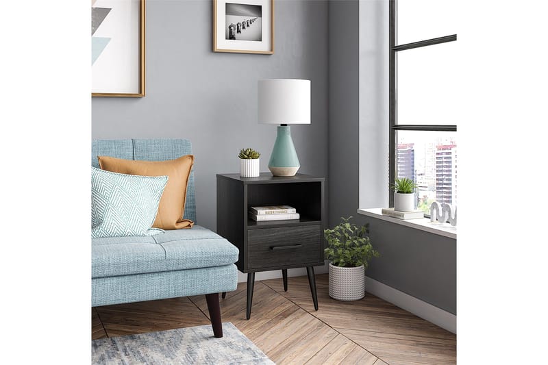 Elport Sidebord - Svart - Møbler - Bord - Avlastningsbord - Lampebord & sidebord