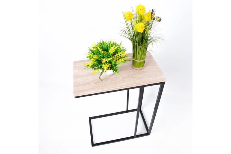 Elt Avlastningsbord Lysebrun 46x26x62 cm - Møbler - Bord - Avlastningsbord - Lampebord & sidebord