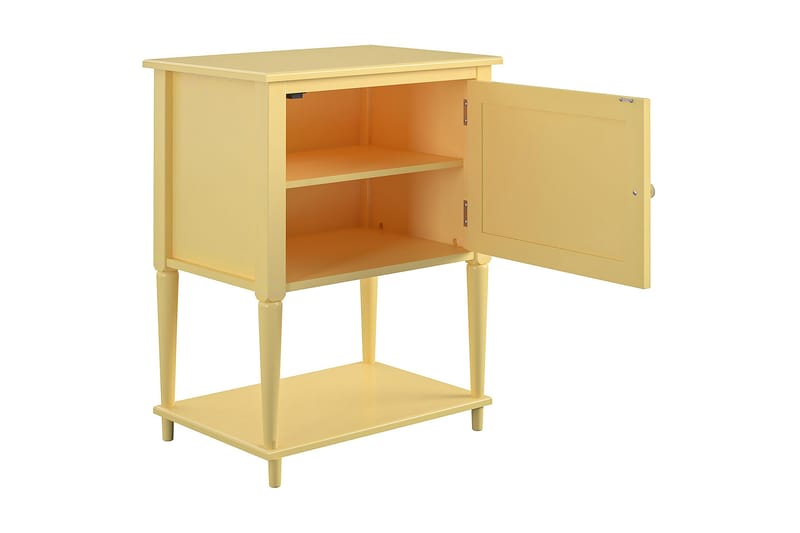 Fairmont Sidebord 56 cm Gul - Dorel Home - Møbler - Bord - Avlastningsbord - Lampebord & sidebord