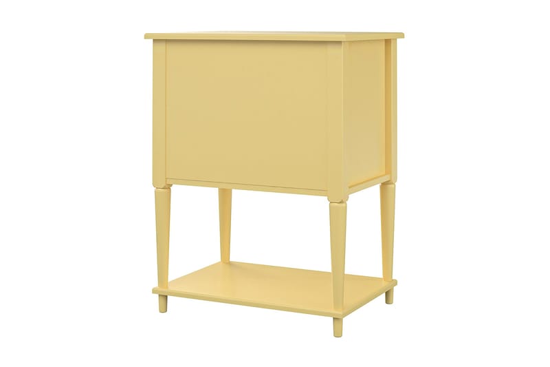 Fairmont Sidebord 56 cm Gul - Dorel Home - Møbler - Bord - Avlastningsbord - Lampebord & sidebord