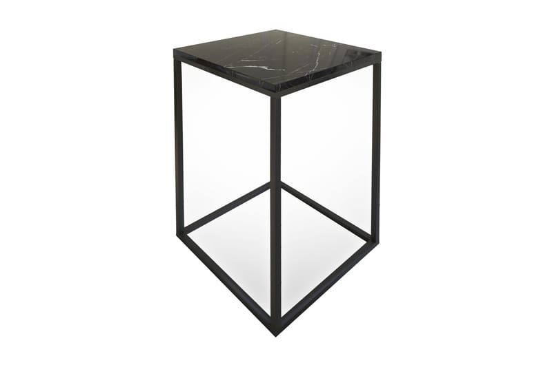 Falan Avlastningsbord 35 cm - Svart/Hvit - Møbler - Bord - Avlastningsbord - Lampebord & sidebord