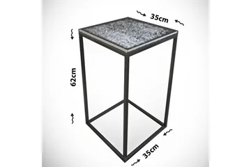 Falan Sidebord 35 cm - Hvit - Møbler - Bord - Avlastningsbord - Lampebord & sidebord