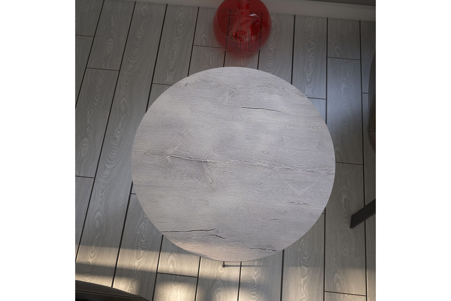 Falan Sidebord 40 cm - Hvit - Møbler - Bord - Avlastningsbord - Lampebord & sidebord