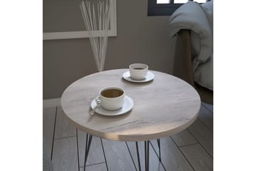 Falan Sidebord 40 cm - Hvit - Møbler - Bord - Avlastningsbord - Lampebord & sidebord