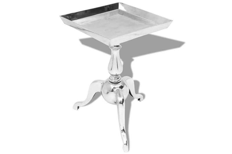 Firkantede Sidebord Aluminum Sølv - Sølv - Møbler - Bord - Avlastningsbord - Lampebord & sidebord