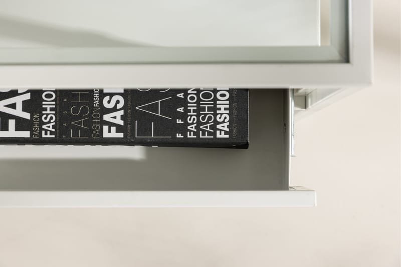 Fortaleza Sidebord 40x40 cm - Hvit - Møbler - Bord - Avlastningsbord - Lampebord & sidebord