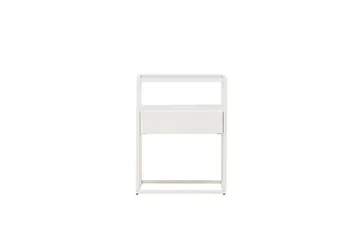 Fortaleza Sidebord 40x40 cm - Hvit - Møbler - Bord - Avlastningsbord - Lampebord & sidebord