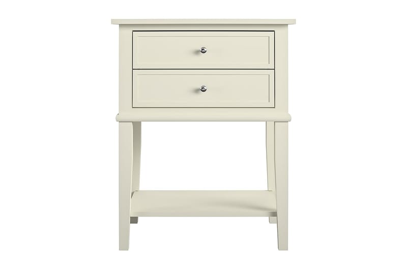 Franklin Avlastningsbord 56 cm Hvit - Møbler - Bord - Avlastningsbord - Lampebord & sidebord