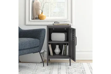 Franklin Sidebord 38x40 cm Grå - Dorel Home - Møbler - Bord - Avlastningsbord - Lampebord & sidebord