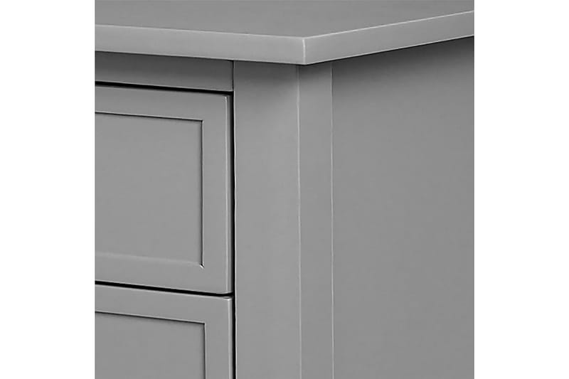 Franklin Sidebord 56 cm 2 Skuffer Grå - Dorel Home - Møbler - Bord - Avlastningsbord - Lampebord & sidebord