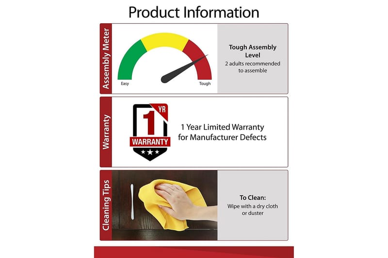 Franklin Sidebord 56 cm 2 Skuffer Grå - Dorel Home - Møbler - Bord - Avlastningsbord - Lampebord & sidebord