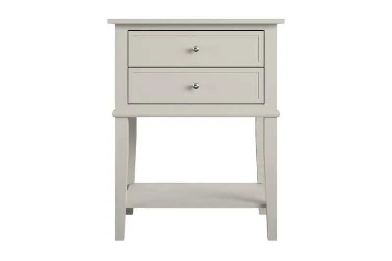 Franklin Sidebord 56x39 cm Beige - Queer Eye - Møbler - Bord - Avlastningsbord - Lampebord & sidebord