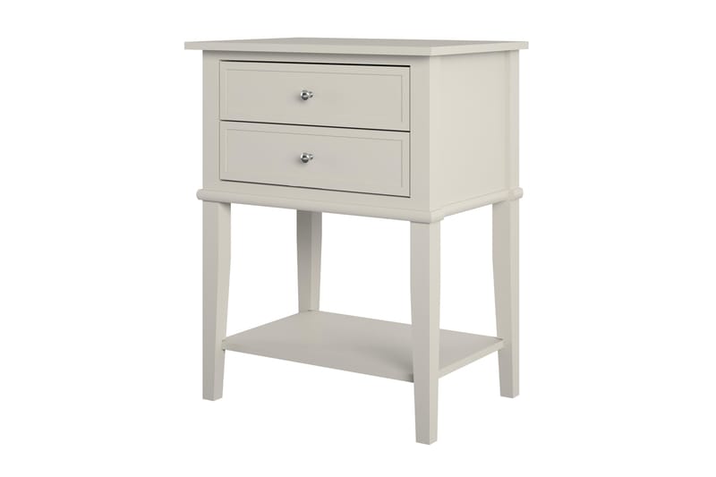 Franklin Sidebord 56x39 cm Beige - Queer Eye - Møbler - Bord - Avlastningsbord - Lampebord & sidebord