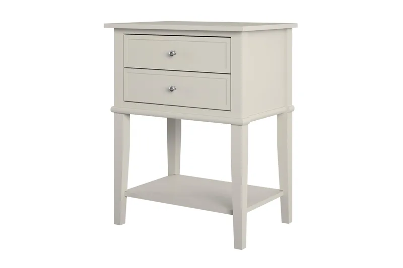 Franklin Sidebord 56x39 cm Beige - Queer Eye - Møbler - Bord - Avlastningsbord - Lampebord & sidebord