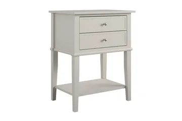 Franklin Sidebord 56x39 cm Beige - Queer Eye - Møbler - Bord - Avlastningsbord - Lampebord & sidebord