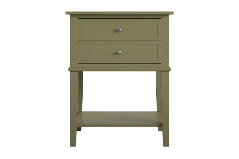 Franklin Sidebord 56x39 cm Olivengrønn - Queer Eye - Møbler - Bord - Avlastningsbord - Lampebord & sidebord