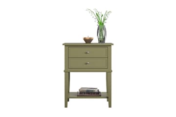 Franklin Sidebord 56x39 cm Olivengrønn - Queer Eye - Møbler - Bord - Avlastningsbord - Lampebord & sidebord