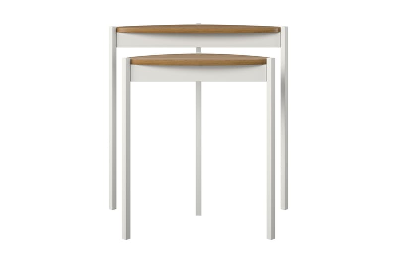 Genadi Sidebord - Hvit - Møbler - Bord - Avlastningsbord - Lampebord & sidebord