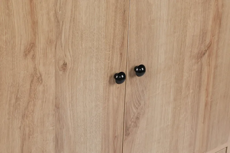 Gibia Side Avlastningsbord 90 cm - Natur / Svart - Møbler - Bord - Avlastningsbord - Lampebord & sidebord