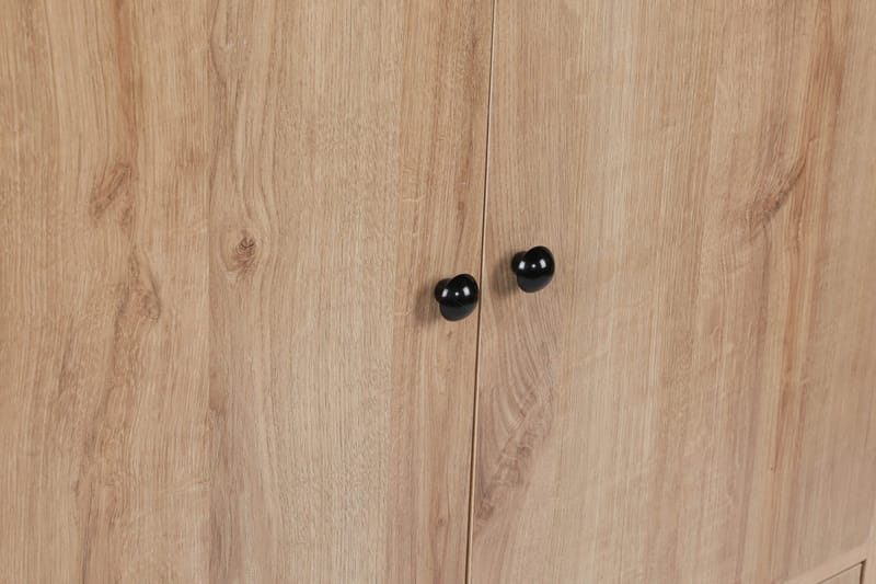 Gibia Side Avlastningsbord 90 cm - Natur / Svart - Møbler - Bord - Avlastningsbord - Lampebord & sidebord