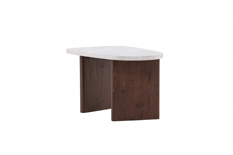 Grönvik Sidebord 70x45 cm Lysgrå - Venture Home - Lampebord & sidebord - Brettbord og småbord