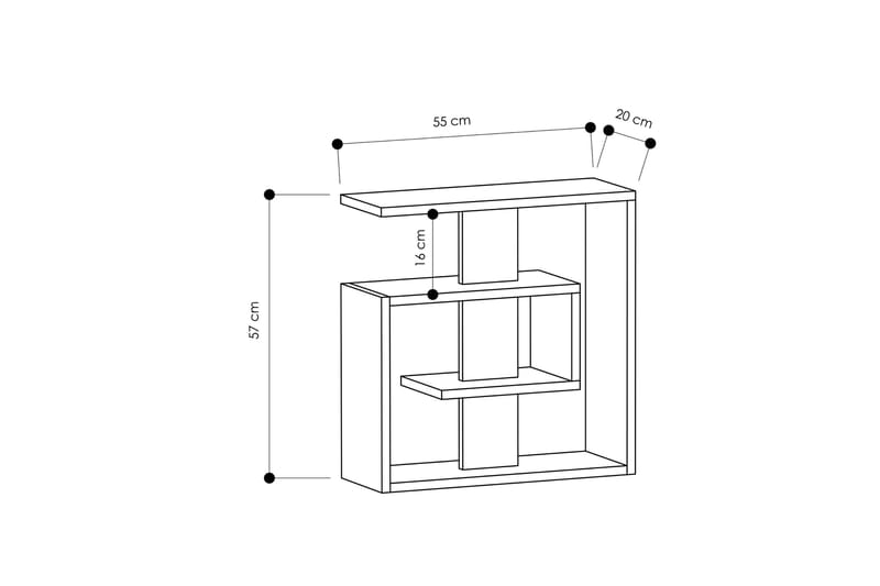 Homitis Sidebord Labyrint - Lampebord & sidebord - Brettbord og småbord