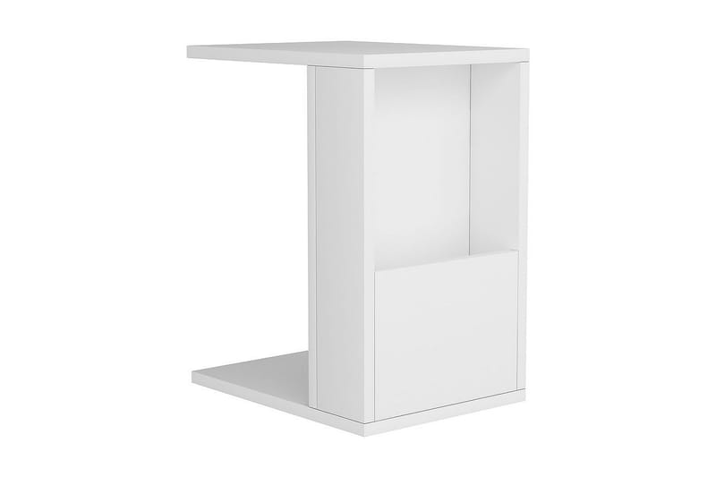 Irubhi Sidebord 30x50x30 cm - Hvit - Lampebord & sidebord - Brettbord og småbord