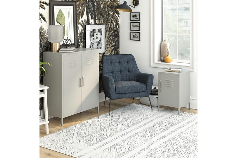 Juliette Sidebord 38x40 cm Beige - Novogratz - Møbler - Bord - Avlastningsbord - Lampebord & sidebord