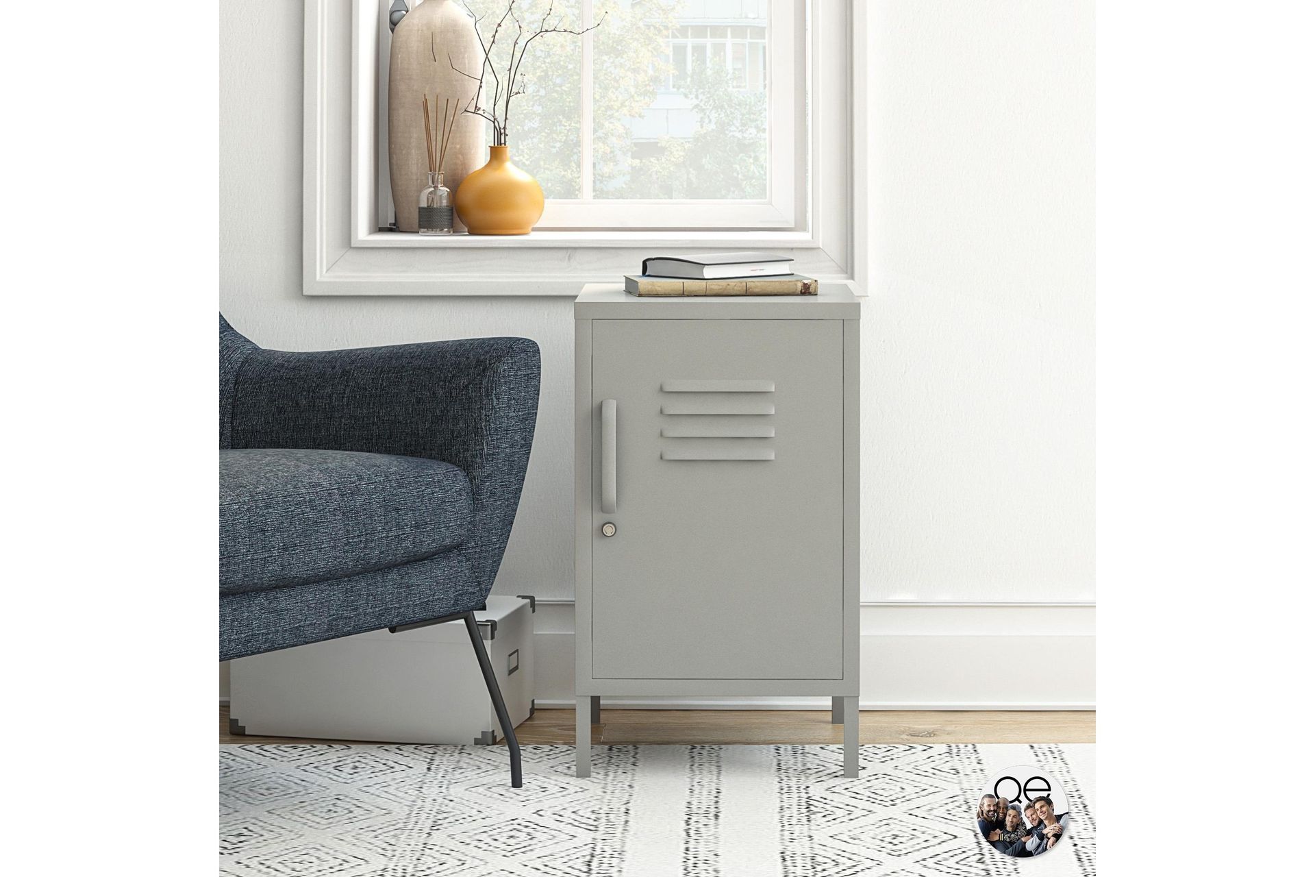 Juliette Sidebord 38x40 cm Beige - Novogratz