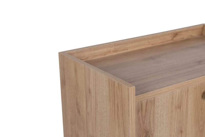 Kastelas Side Avlastningsbord 70 cm - Natur / Svart - Lampebord & sidebord - Brettbord og småbord