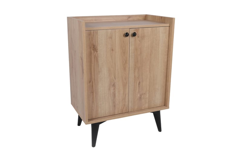 Kastelas Side Avlastningsbord 70 cm - Natur / Svart - Møbler - Bord - Avlastningsbord - Lampebord & sidebord
