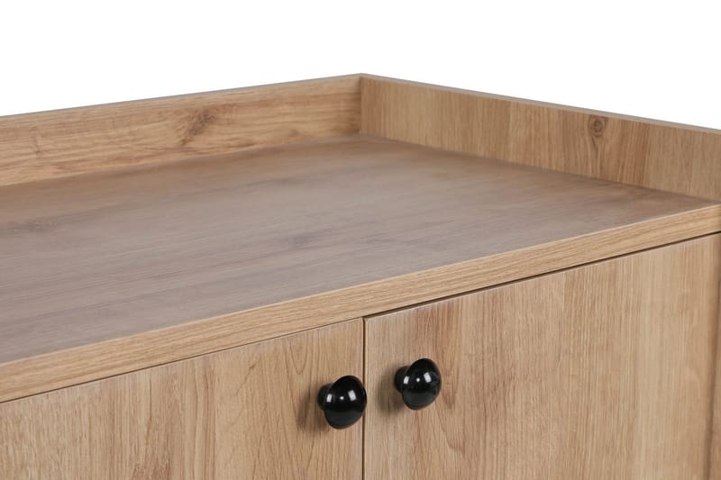 Kastelas Side Avlastningsbord 70 cm - Natur / Svart - Møbler - Bord - Avlastningsbord - Lampebord & sidebord