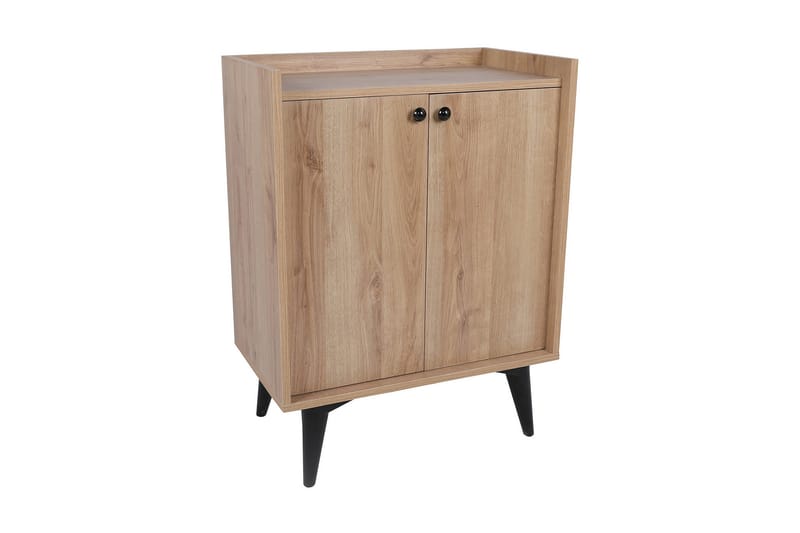 Kastelas Side Avlastningsbord 70 cm - Natur / Svart - Møbler - Bord - Avlastningsbord - Lampebord & sidebord